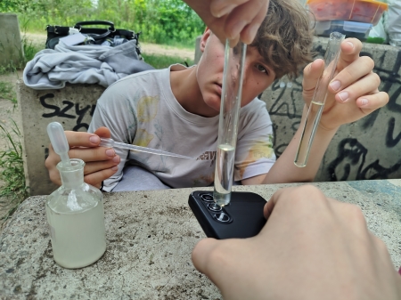 Lekcja chemii w terenie